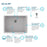 Quartz Classic Quartz Kitchen Sink White 11