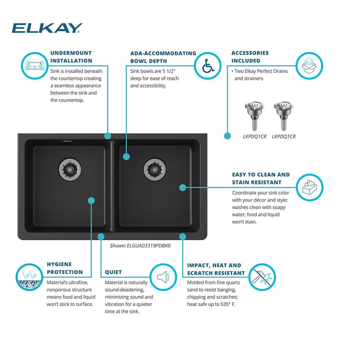 Quartz Classic Quartz Kitchen Sink White 9