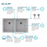 Quartz Classic Quartz Kitchen Sink White 12