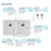 Quartz Classic Quartz Kitchen Sink White 12