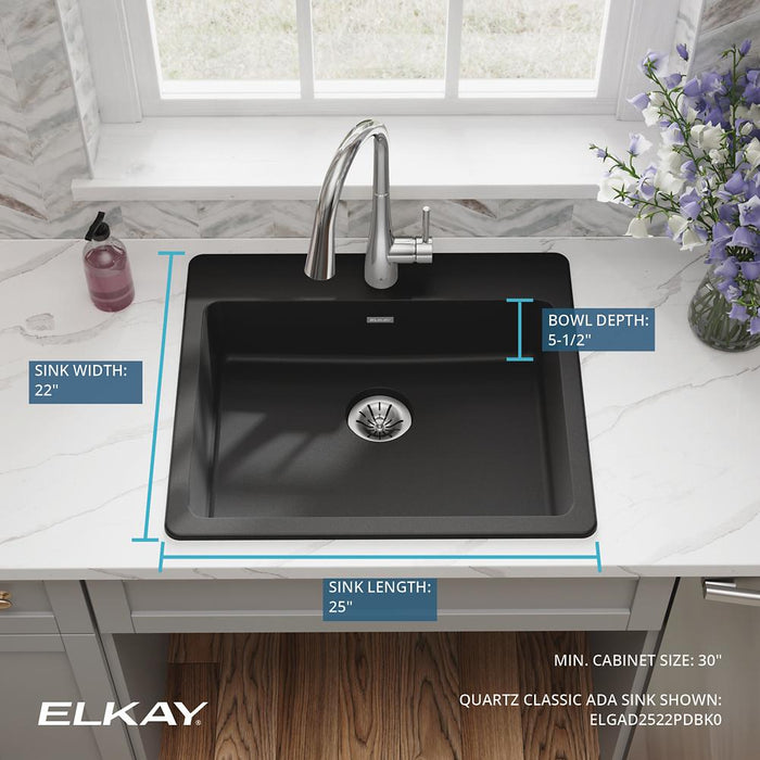 Quartz Classic Quartz Kitchen Sink White 10