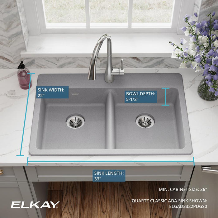 Quartz Classic Quartz Kitchen Sink White 11