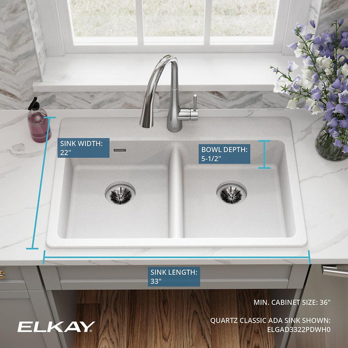 Quartz Classic Quartz Kitchen Sink White 11