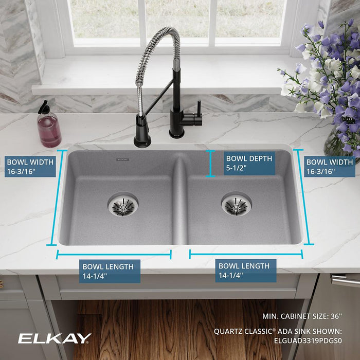 Quartz Classic Quartz Kitchen Sink White 13