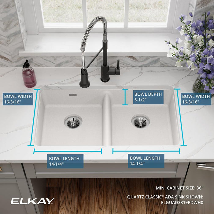 Quartz Classic Quartz Kitchen Sink White 13