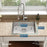 Crosstown Stainless Steel Kitchen Sink 17