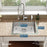 Crosstown Stainless Steel Kitchen Sink 14