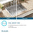 Crosstown Stainless Steel Kitchen Sink 18