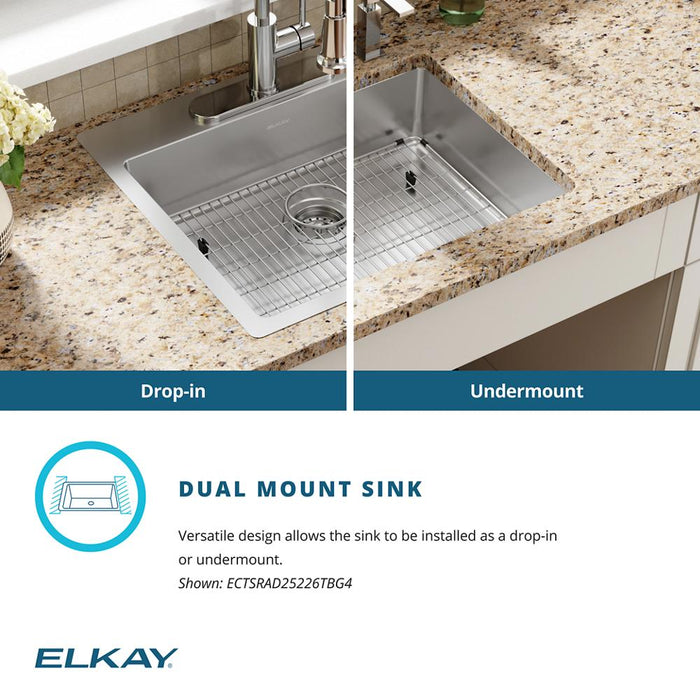 Crosstown Stainless Steel Kitchen Sink 15