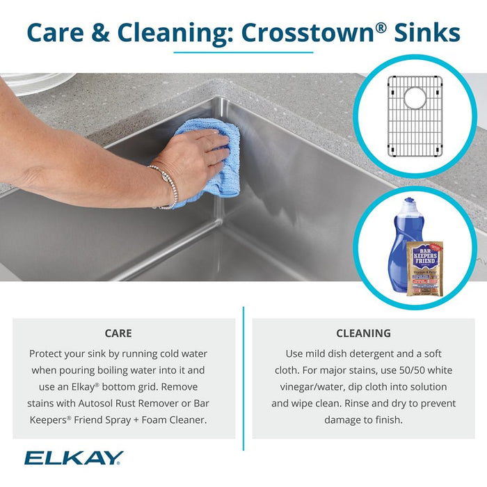 Crosstown Stainless Steel Kitchen Sink 11