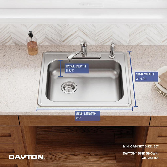 Dayton Stainless Steel Kitchen Sink 7