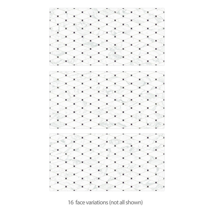 Reve Porcelain Octogone Deco Tile Matte 4