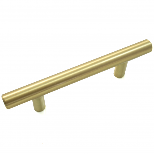 Melrose Steel Cabinet Pull Satin Brass 1