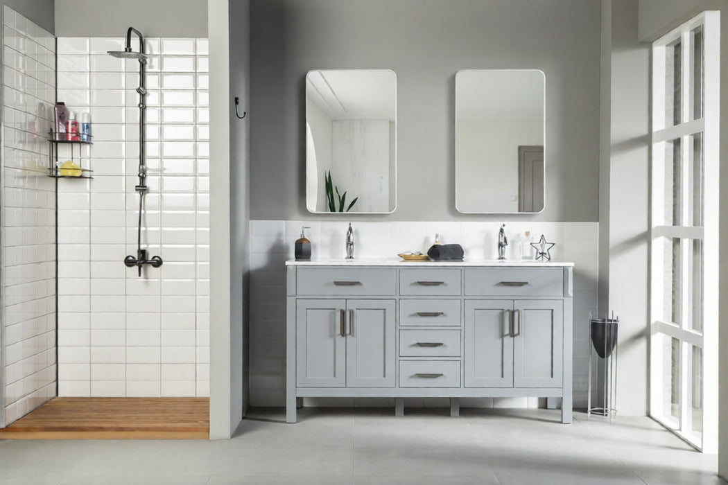 Fawna Wood Grey Bathroom Vanity Grey 2