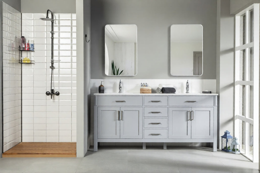 Fawna Wood Grey Bathroom Vanity Grey 2