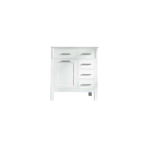 Fawna Wood White Bathroom Vanity White 1