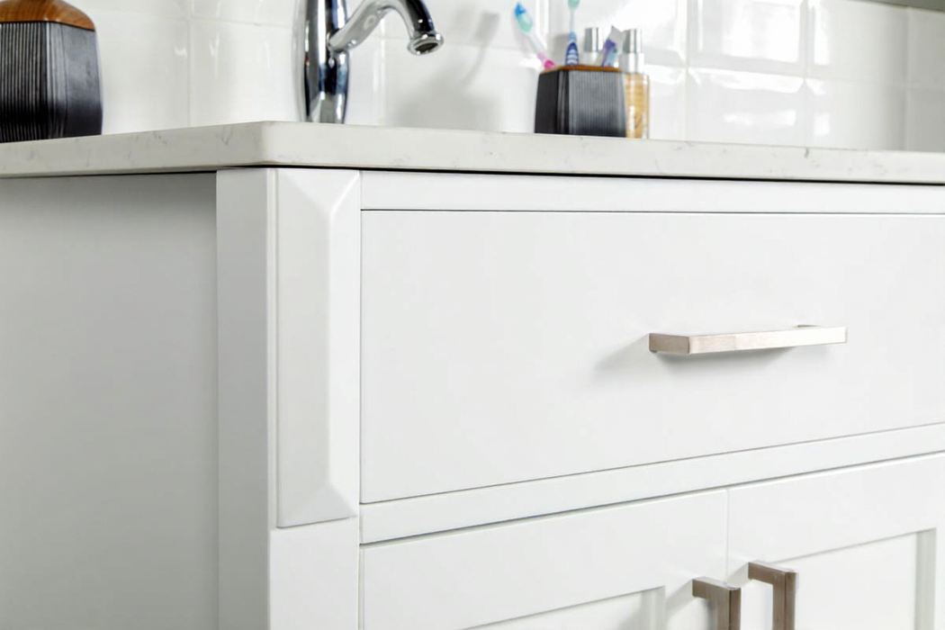 Fawna Wood White Bathroom Vanity White 3