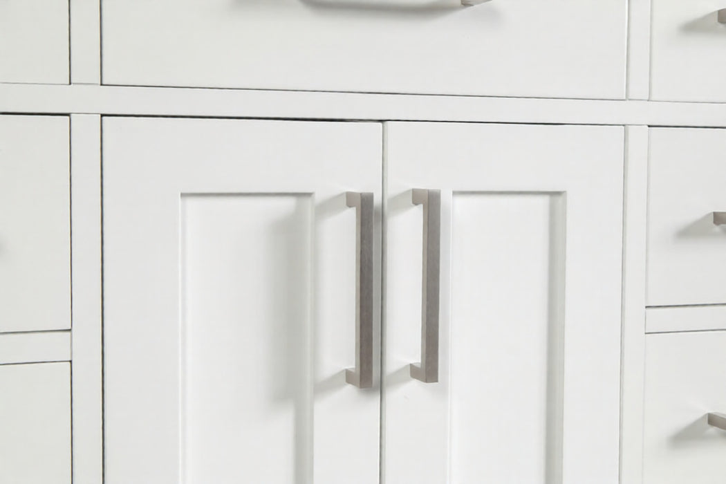 Fawna Wood White Bathroom Vanity White 3