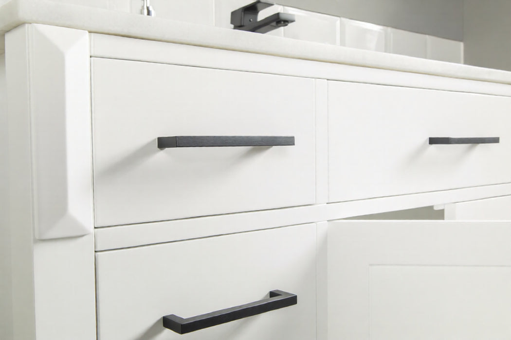 Fawna Wood White Bathroom Vanity White 5