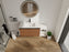 Engineered Wood Brown Ebony & Glossy White Bathroom Vanity Brown Ebony & Glossy White 2