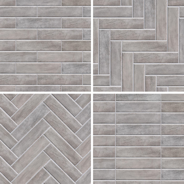 Tribeca Porcelain Studio Grey Whisper Tile Glossy 8