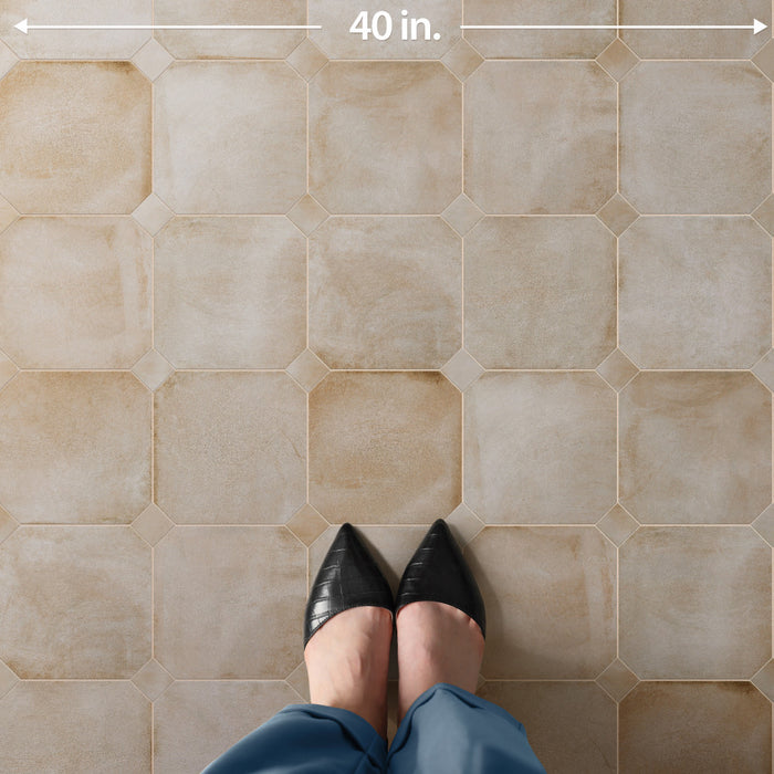 Laverton Porcelain Octagon Arena Tile Matte 6