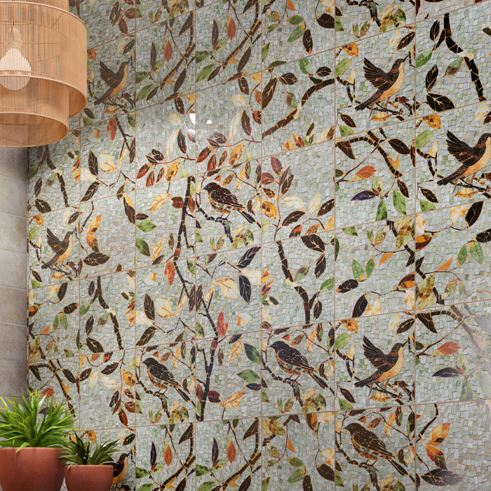 Tiffany Porcelain Decor Tile Mixed 6