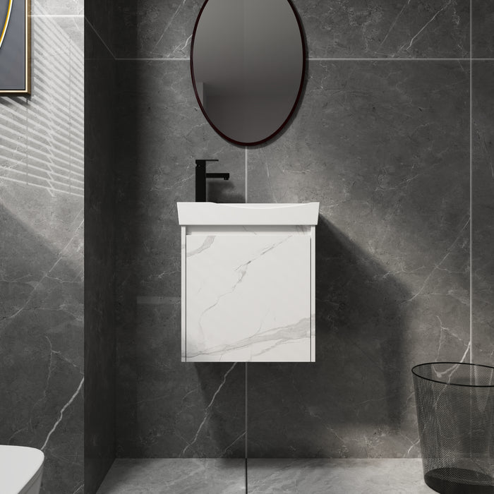 Wood Carrara Vita Bathroom Vanity Carrara Vita 1