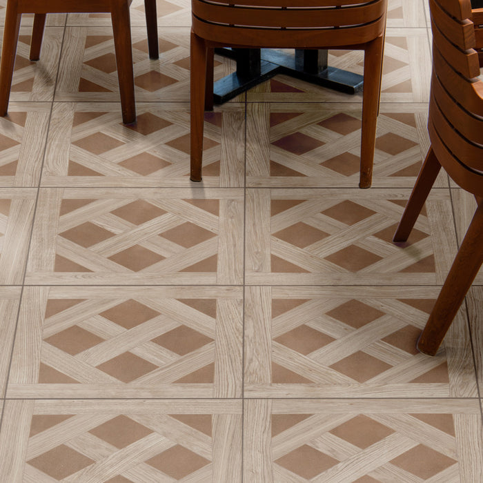 Lands Porcelain Timber Andes Mud Tile Matte 6
