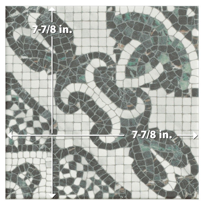 Versailles Porcelain Mosaico Chateau Mosaic Satin 10