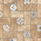 Toscana Porcelain Spirale San Gimigniano with Giotto Deco Tile Matte 1