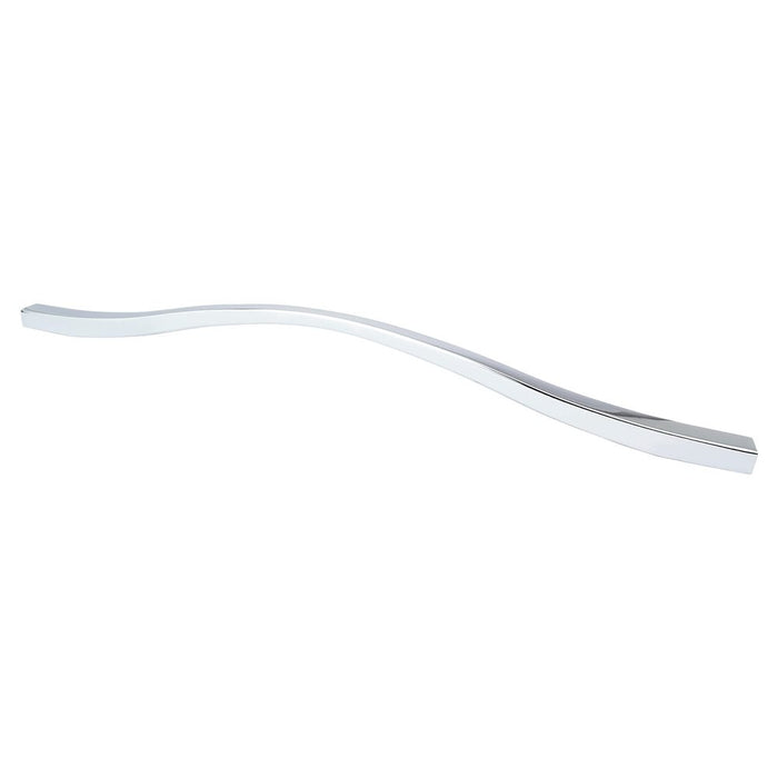 Fluid Zinc Polished Chrome Cabinet Pull Polished Chrome 1
