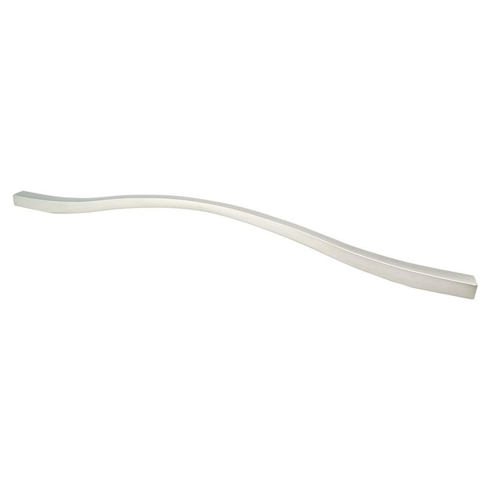 Fluid Zinc Brushed Nickel Cabinet Pull Brushed Nickel 1