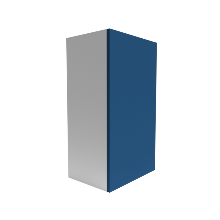 Manhattan Wood Cobalt Blue Wall Cabinet Matte 1