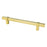 Rivet Rebel Aluminum Modern Brushed Gold Cabinet Pull Modern Brushed Gold 3