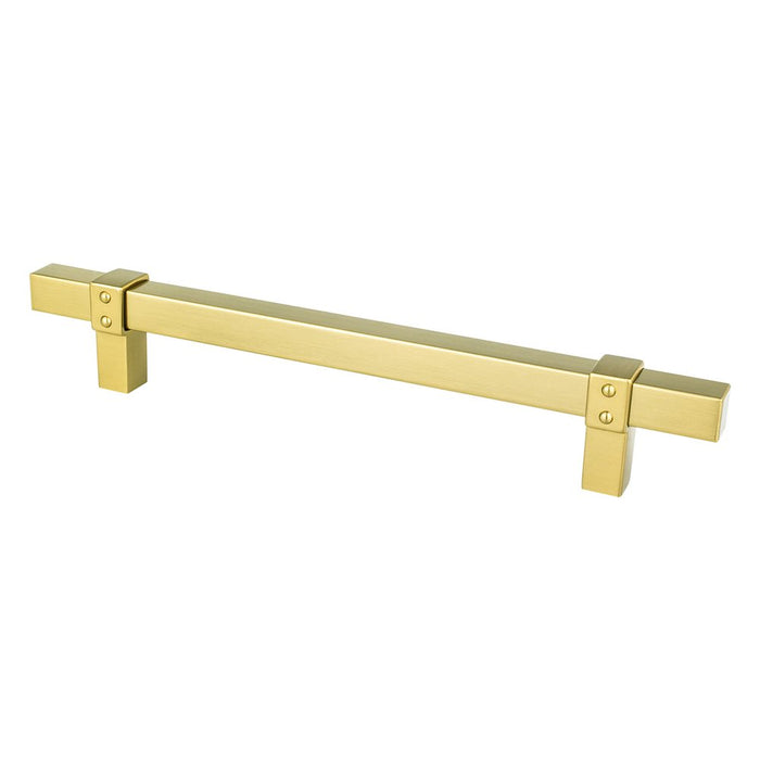 Rivet Rebel Aluminum Modern Brushed Gold Cabinet Pull Modern Brushed Gold 3