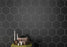 Solid Hex Porcelain Black Tile Matte 2