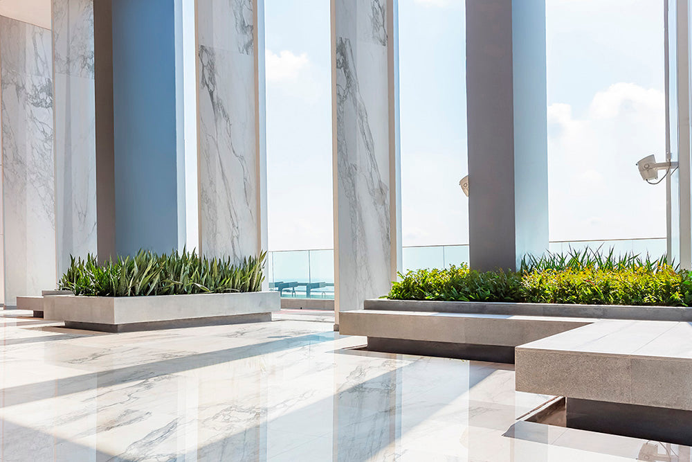 Bernini Porcelain White Marble Tile Matte 4