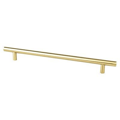 Tempo Steel Modern Brushed Gold Cabinet Pull Modern Brushed Gold 6