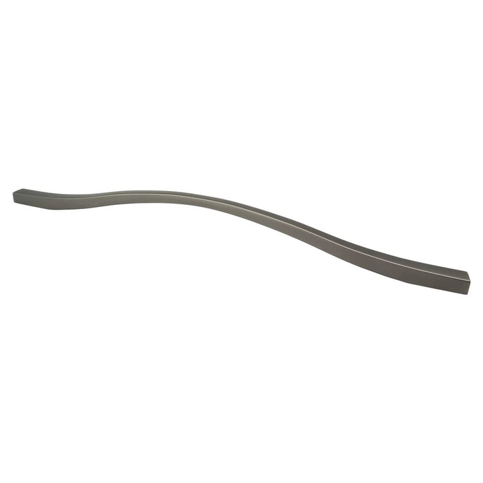 Fluid Zinc Charcoal Gray Cabinet Pull Charcoal Gray 1