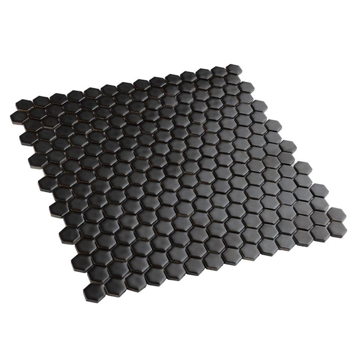Colmena Porcelain Carbon Mosaic Matte 8