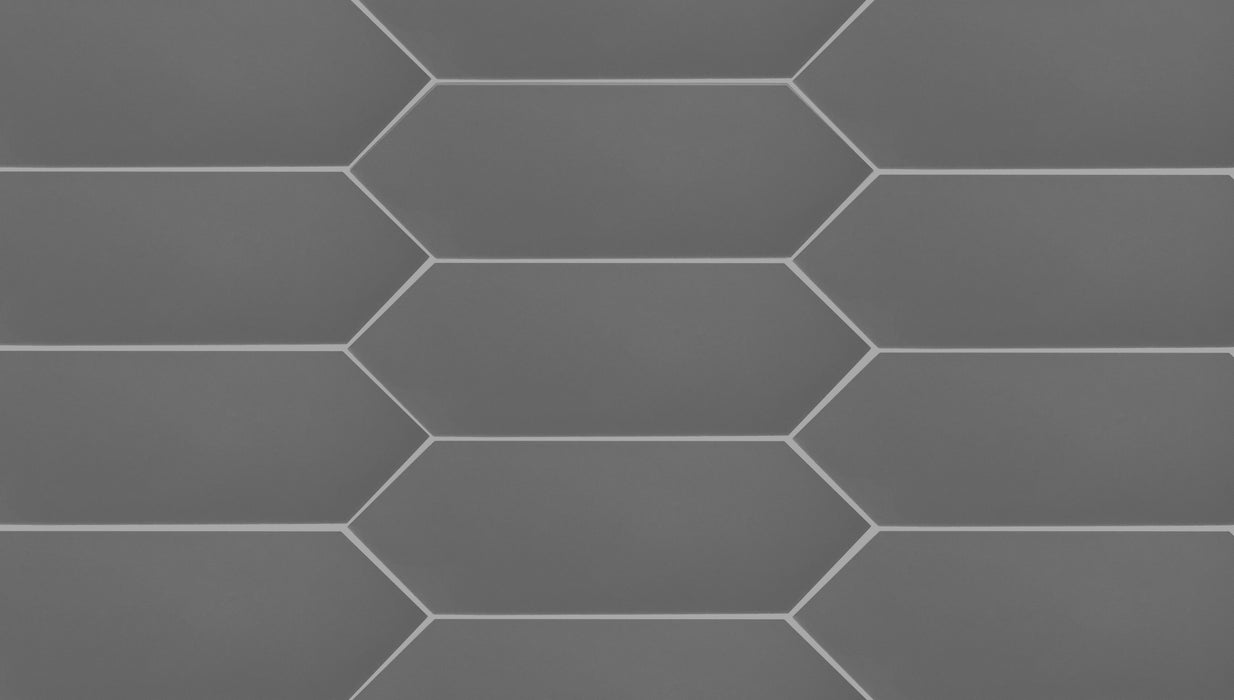 Picket Porcelain Dark Grey Tile Matte 2