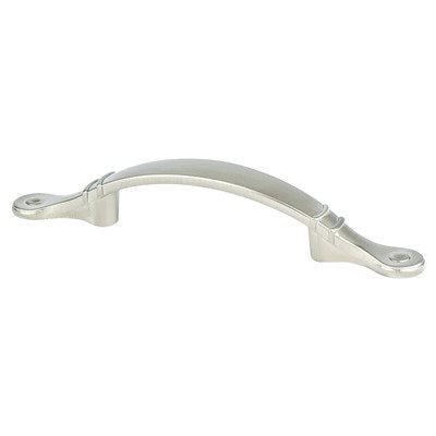 Traditional Advantage Four Zinc Brushed Nickel Cabinet Pull Brushed Nickel 1