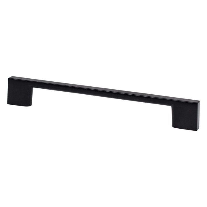 Transitional Advantage Four Aluminum Matte Black Cabinet Pull Matte Black 3