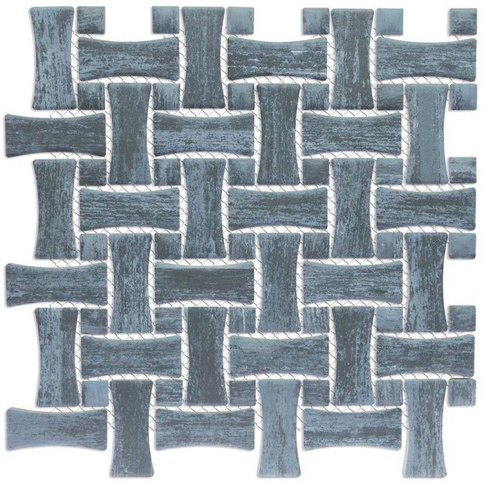 Cassis Porcelain Dog Bone Mosaic Matte 3