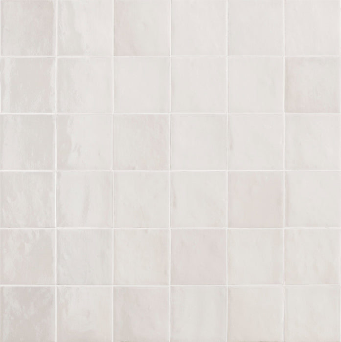 Melan Ceramic Bianco Tile Glossy 1