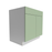 Manhattan Wood Sage Green Sink Base Cabinet Matte 1