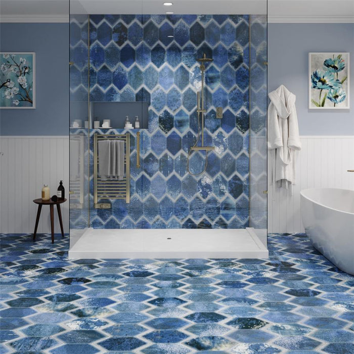 Dorne Porcelain Kayak Blue Tile Satin 6
