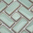 Hudson Porcelain Mint Green Mosaic Glossy 7