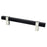 Rivet Rebel Aluminum Matte Black and Brushed Nickel Cabinet Pull Matte Black / Brushed Nickel 2